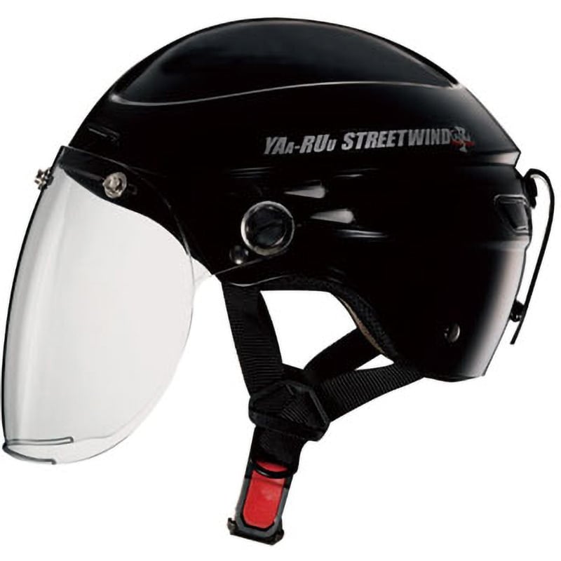 510984 ハーフ型ヘルメット STR-Z JT(ライトスモークシールド標準装備) 1個 TNK工業(SPEEDPIT) 【通販モノタロウ】