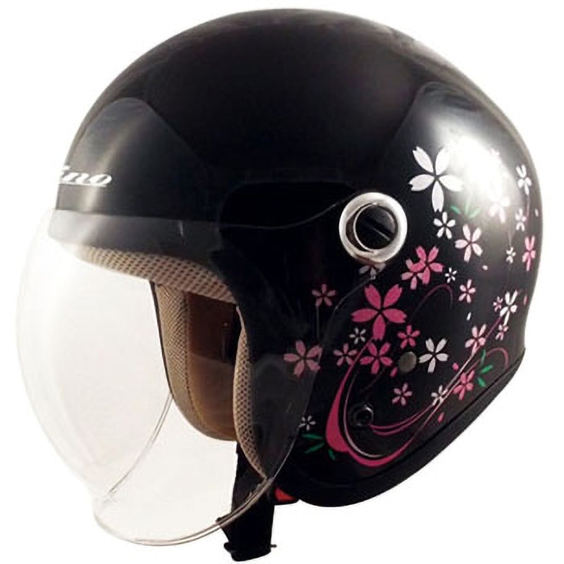 511981 シールド付ジェット型ヘルメット GS-6 (レディースサイズ) 1個 TNK工業(SPEEDPIT) 【通販モノタロウ】 6,558円