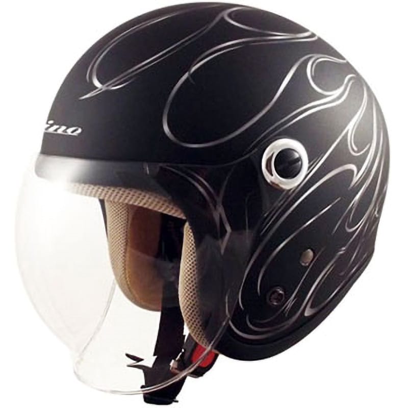 512001 シールド付ジェット型ヘルメット GS-6 (レディースサイズ