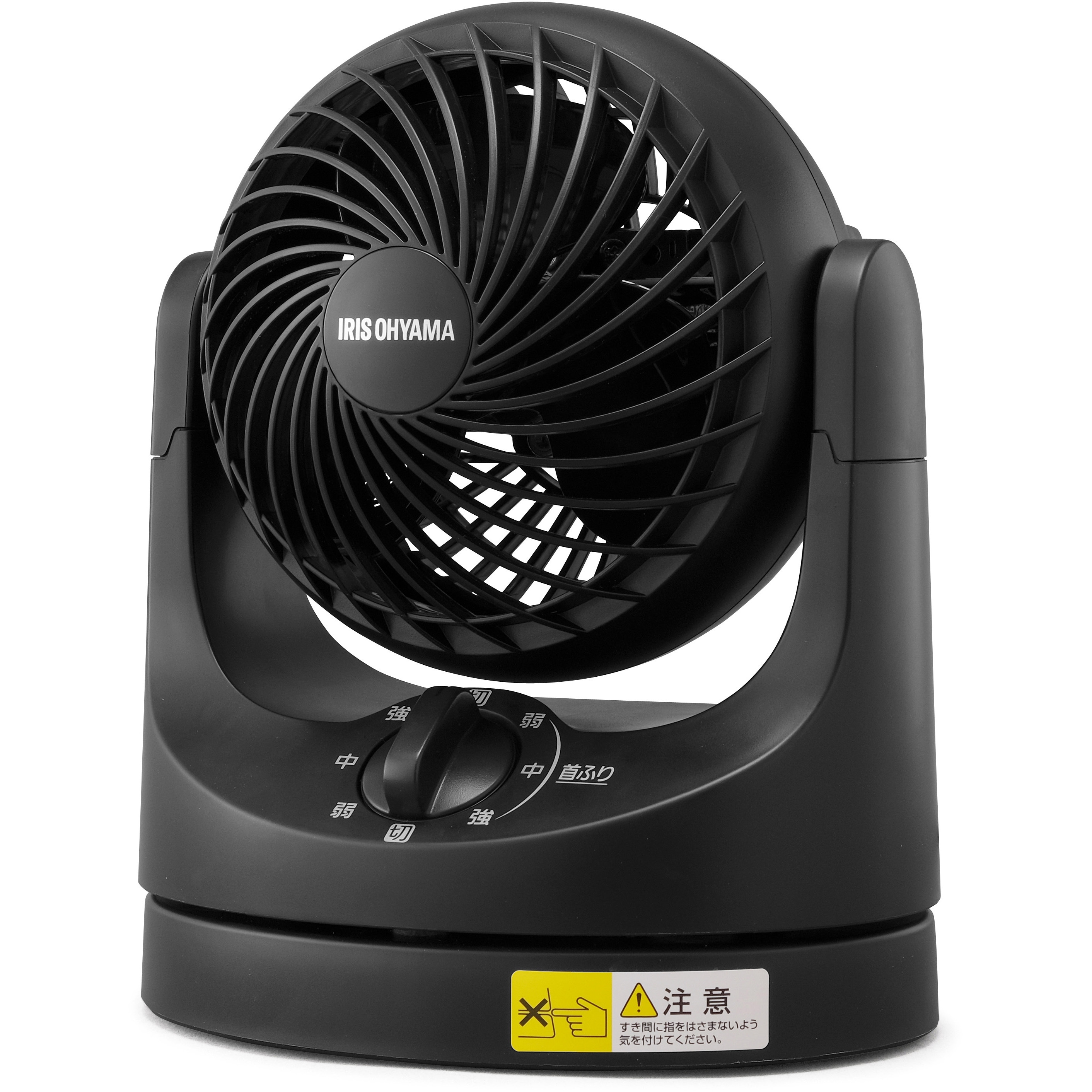 TAF-MKM10-B 卓上扇 マカロンmini アイリスオーヤマ ブラック色 幅
