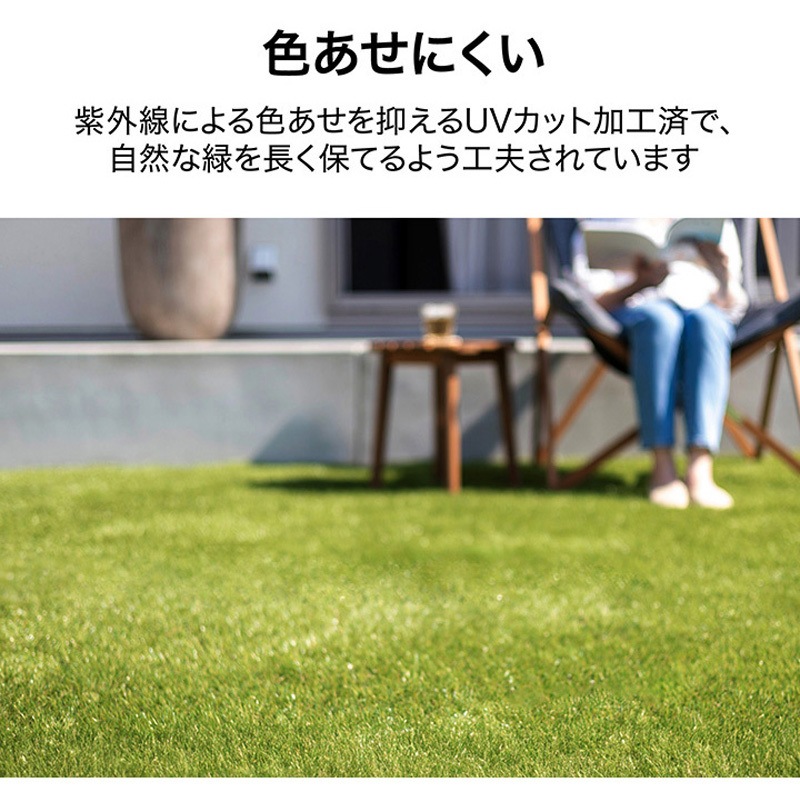 AG-30110 リアル人工芝 水抜き穴タイプ タカショー 幅1m長さ10m AG