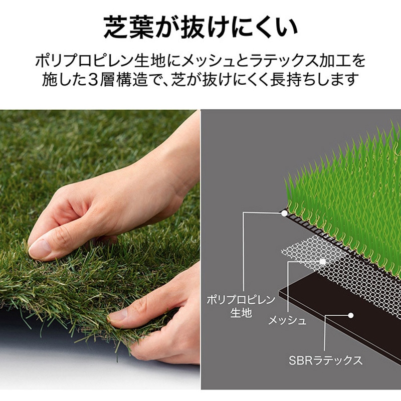新品⭐️あこがれの芝がある庭に！　タカショー リアル人工芝 1×10m 芝丈3㎝ タカショー 人工芝 ロール 屋外 マット 施設 オフィス 店舗 リアル