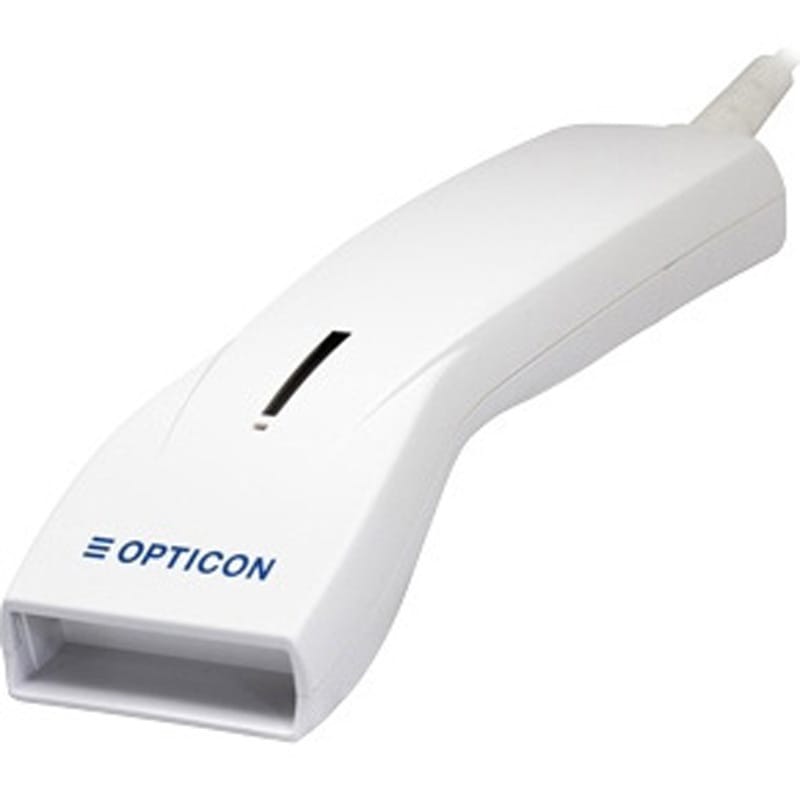 OPL-6845S-V-WHT-USB ハンドヘルドレーザスキャナ USB ウェルコムデザイン 赤色レーザ 走査方式