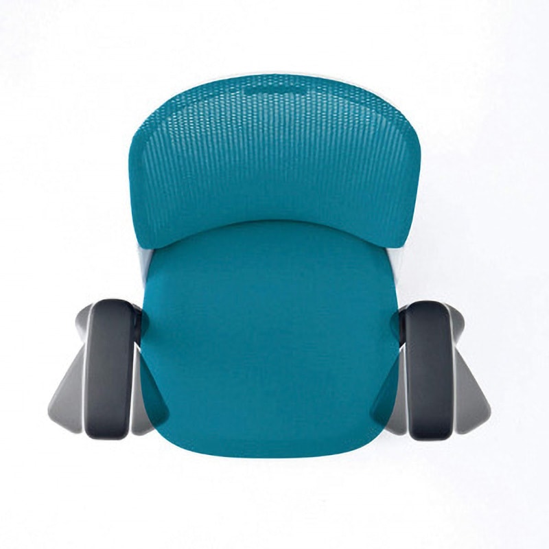 No.3562F-K ライド LION (ライオン事務器) キャスターあり 可動肘 肘掛