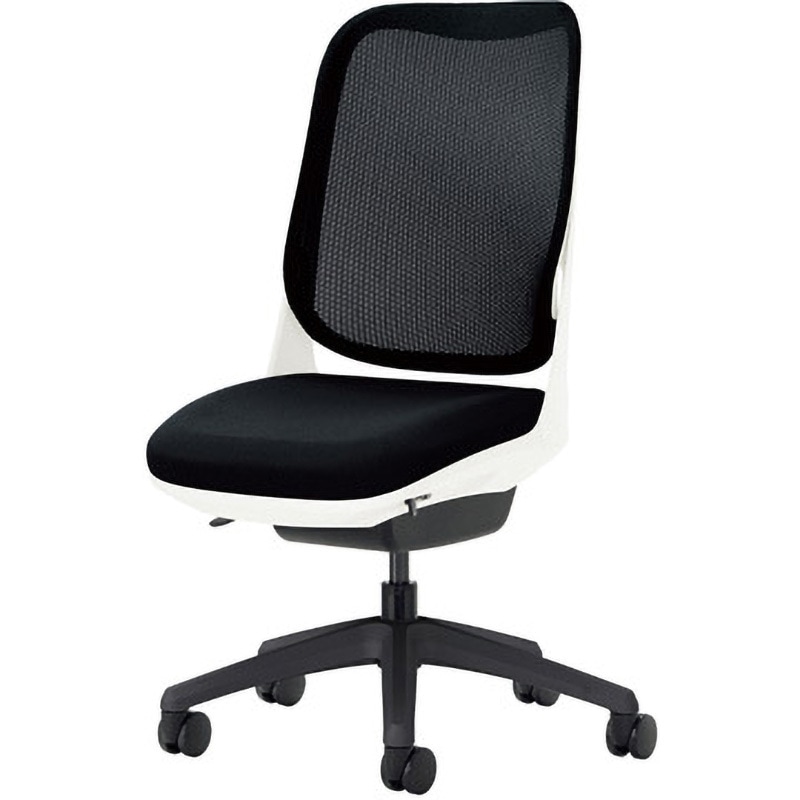 No.3560F-K ライド LION (ライオン事務器) キャスターあり 肘掛なし ブラック色