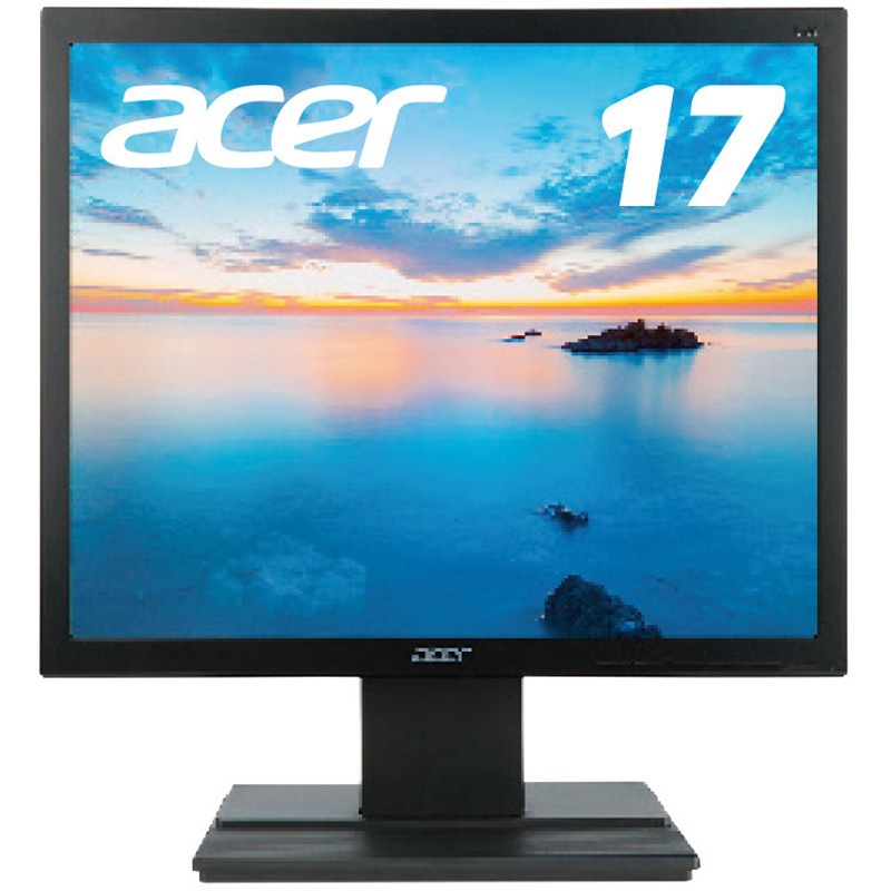 V176Lbmf 液晶ディスプレイ 17型/1280×1024/D-Sub/ブラック/スピーカーあり/スクエア/TN/3年センドバック保証(パネル・バックライト1年) 1台 Acer(エイサー) 【通販モノタロウ】