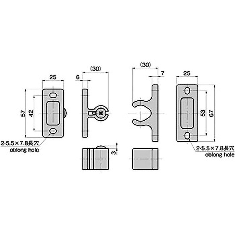 CP-854N-3 ドアホルダー 1個 TAKIGEN(タキゲン) 【通販モノタロウ】 CP-854N-3 ドアホルダー 1個 TAKIGEN(タキゲン) 【通販モノタロウ】