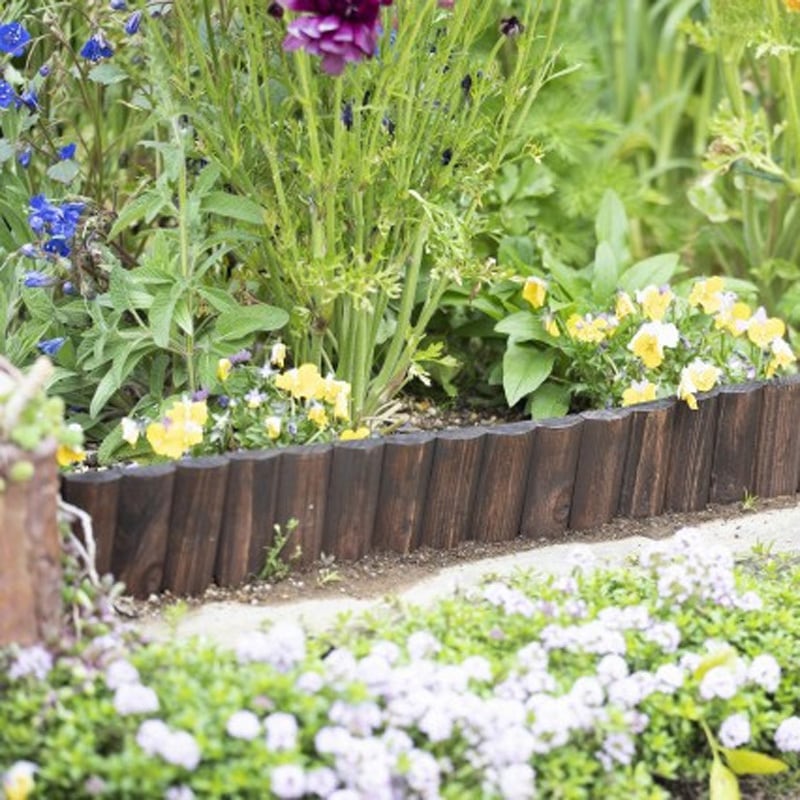 TKR-27N ガーデンエッジ GARDEN EDGE タカショー 天然木 長さ1m 1個