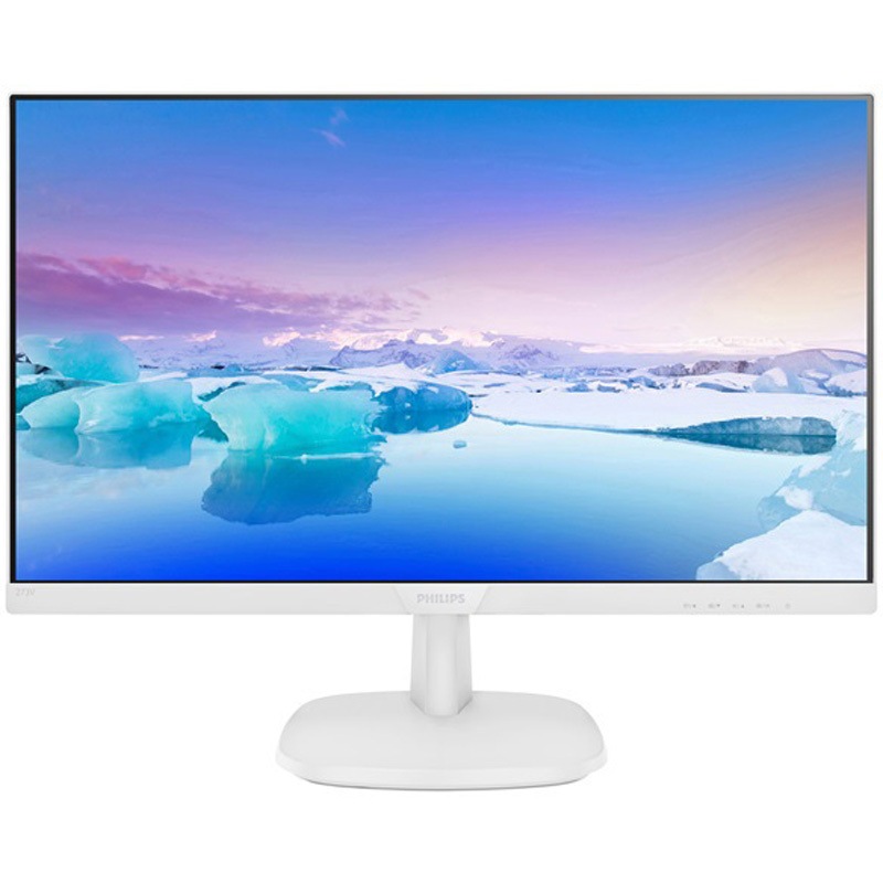 273V7QJAW/11 液晶ディスプレイ 27型/1920×1080/DisplayPort、HDMI、D-Sub/ホワイト/スピーカー:あり/5年間フル保証 1台 Philips 【通販モノタロウ】
