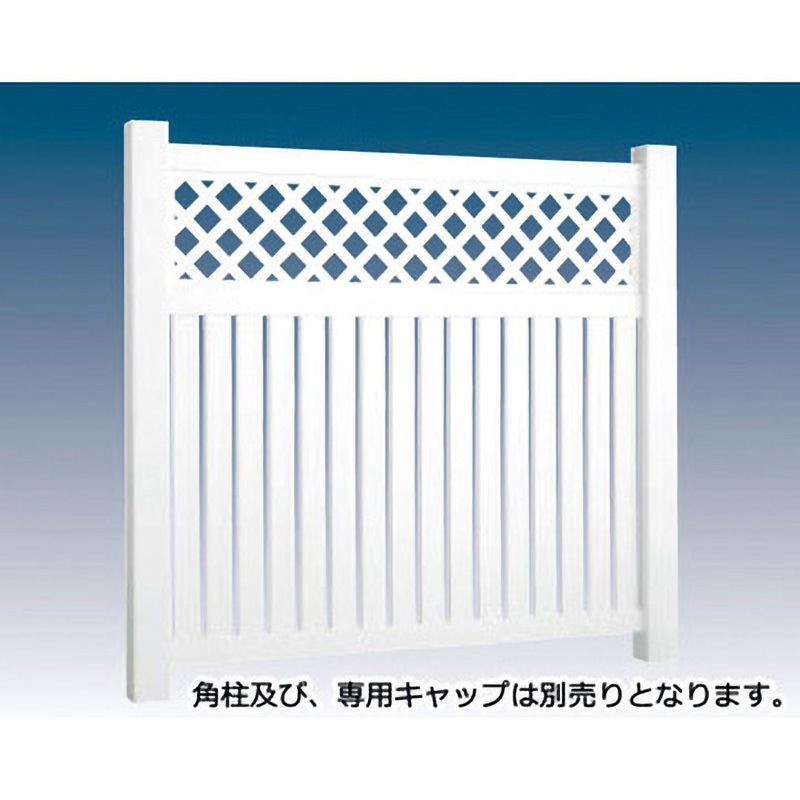 RFFK-09 ロイヤルフェンス ハイタイプ キングストンパネル タカショー 塩ビ樹脂製 ホワイト色 幅1800mm奥行40mm高さ1730mm  RFFK-09