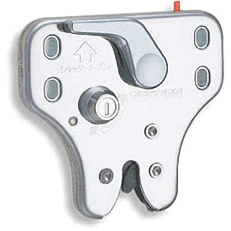 C-1887インジケーター付 ステンレス シャッターロック 1個 TAKIGEN