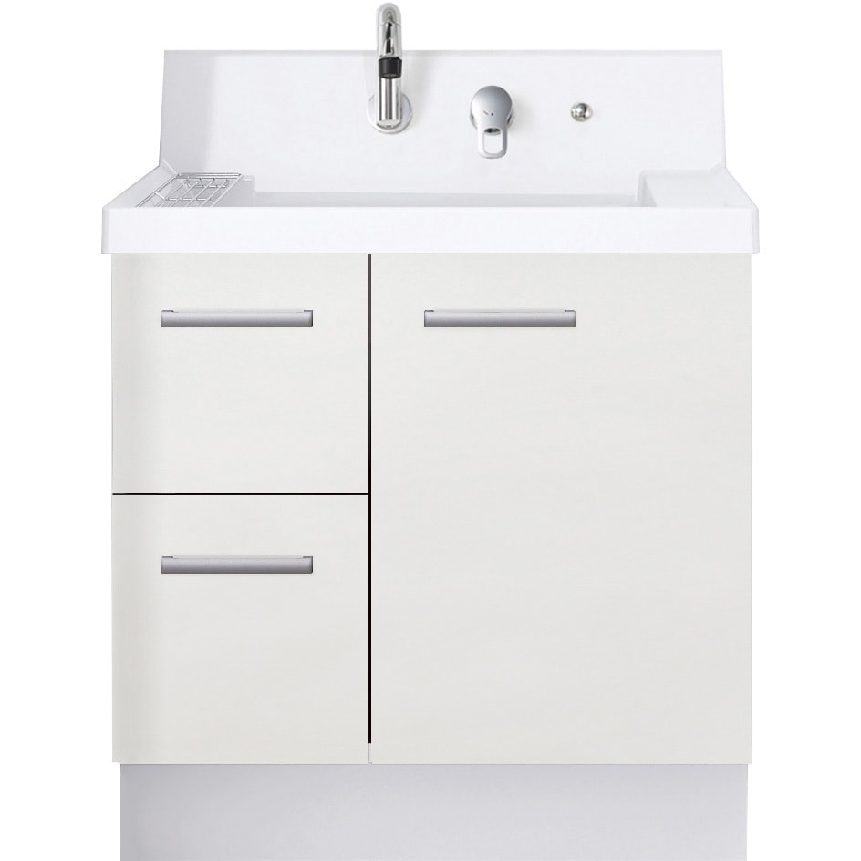 まどさん 工具、DIY用品 LIXIL 洗面化粧台 K1H5-755SY/YS2H 展示品 幅750 K1シリーズ