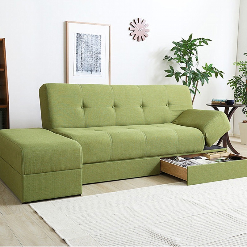 SH-06-SAL-SB-GE-LF2 マルチソファベッド(ワイド幅197cm)スツール付き