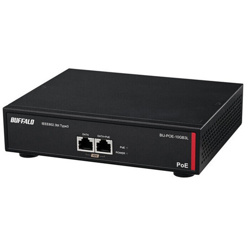 BIJ-POE-10GB3L 法人向け 10G対応 PoEインジェクター 低温対応 bt