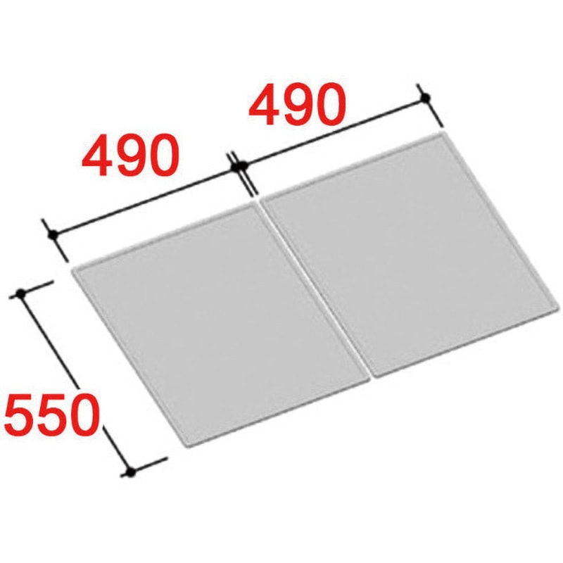 風呂フタ 組フタ INAX(LIXIL) 風呂ふた 【通販モノタロウ】