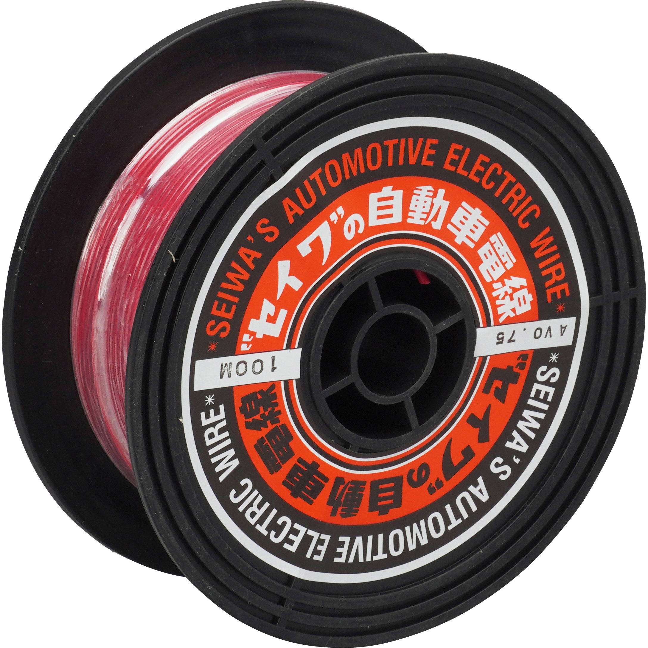 AV0.75X100R AVコード(自動車用低電圧線) 清和工業 太さ(sq)0.75