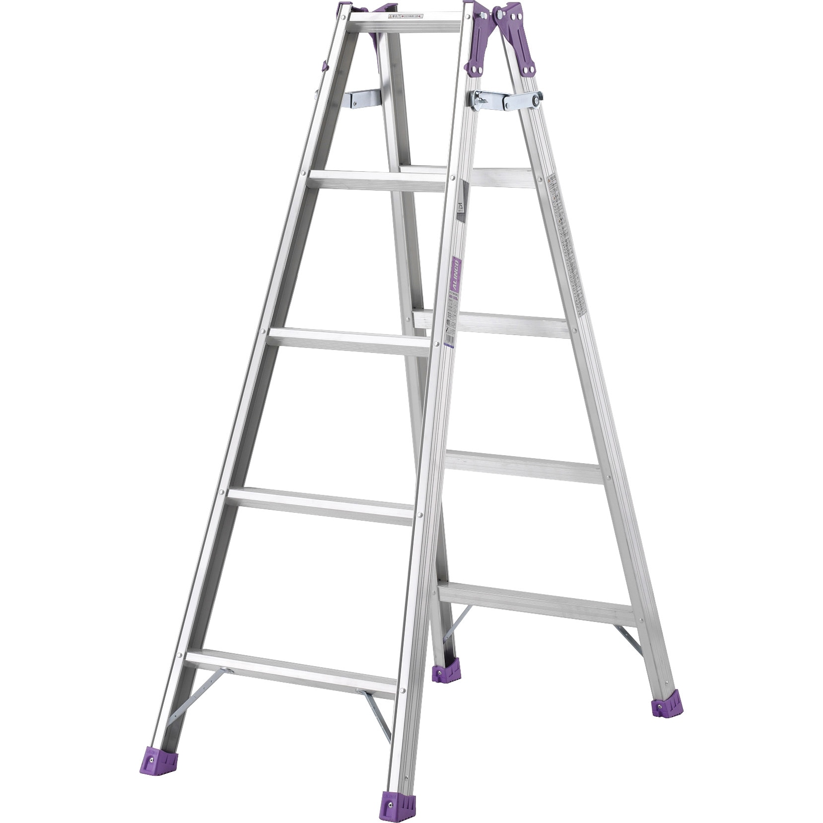 MR-150W はしご兼用脚立 アルインコ 天板高さ1.41m 1セット(2台) MR-150W