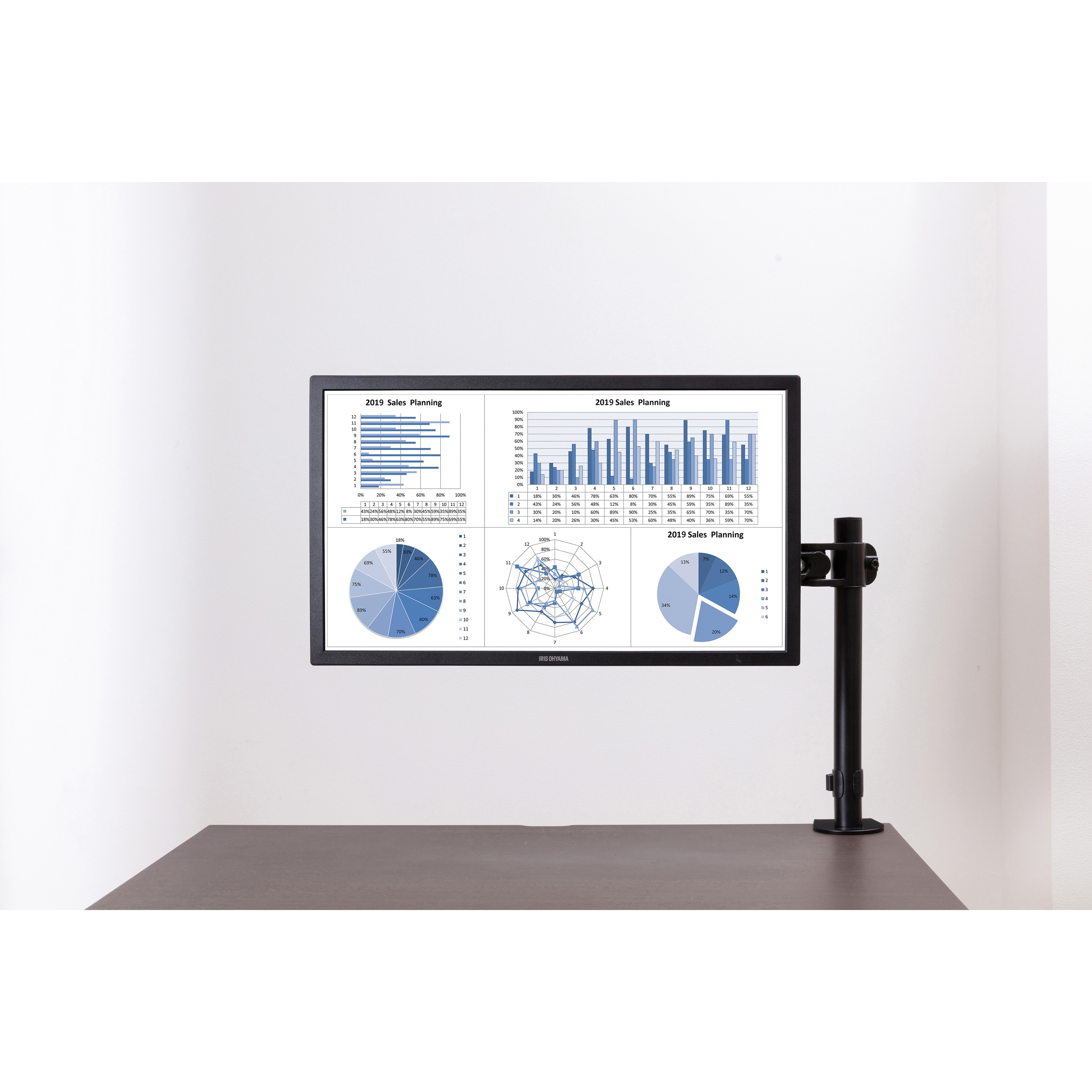 you様限定液晶ディスプレイ DT- GF213R-B アームセット Amazon.co.jp: [モニターアームセット]【Amazon.co.jp限定】アイリス