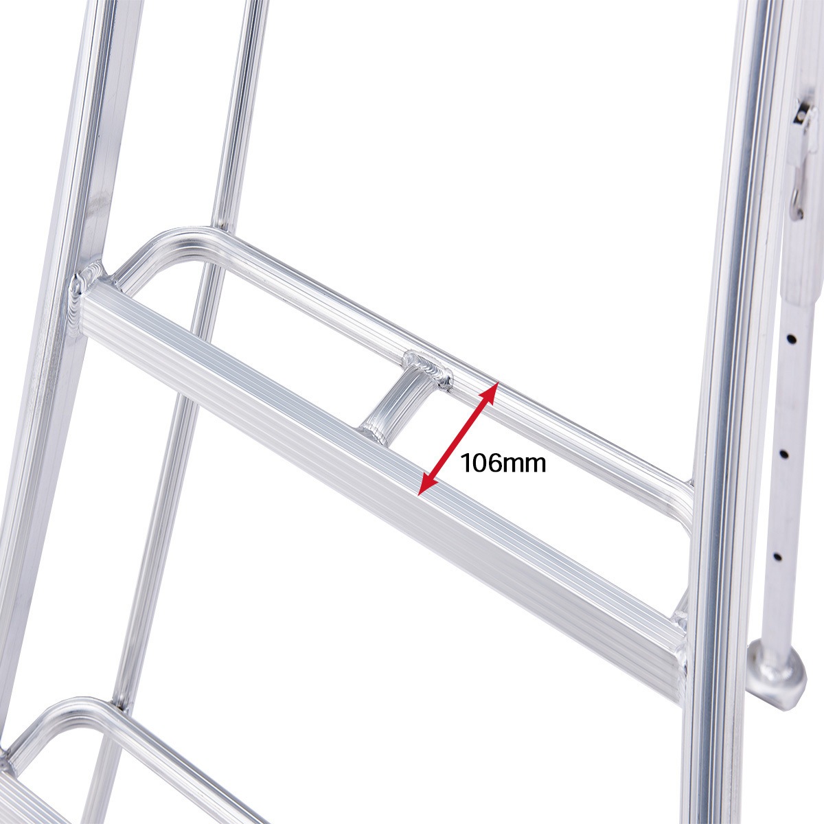 ステップ 脚立 幅39×奥行54×高さ76cm イエロー スチール DIY 作業 掃除 整理整頓 ガーデニング 園芸 アウトドア