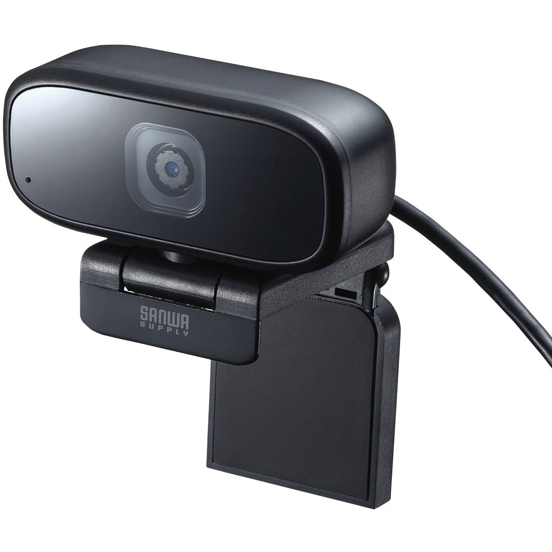 CMS-V59BK WEBカメラ サンワサプライ ケーブル長2m 固定 USB2.0 A