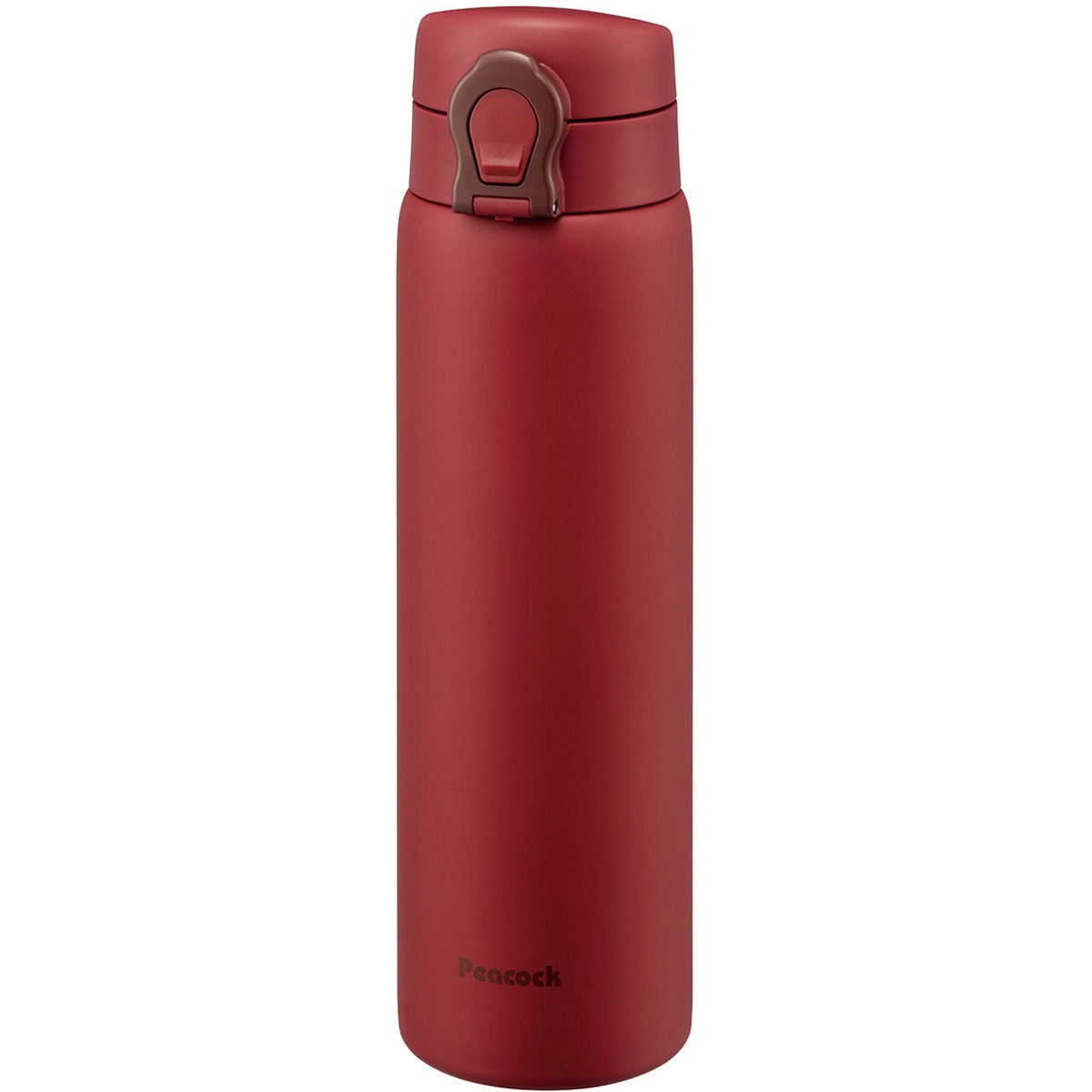 AKF-60 ワンタッチマグボトル ピーコック魔法瓶工業 レッド色 容量0.6L