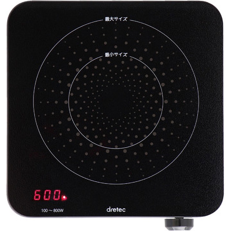DI-218BK IHクッカー「ミニチュラ」 ドリテック 消費電力800W