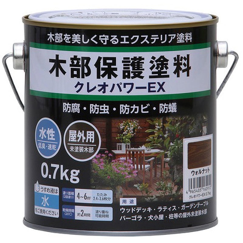 和信ペイント クレオパワーEX 0.7kg [水性 塗料 木材 防腐 防虫 防カビ