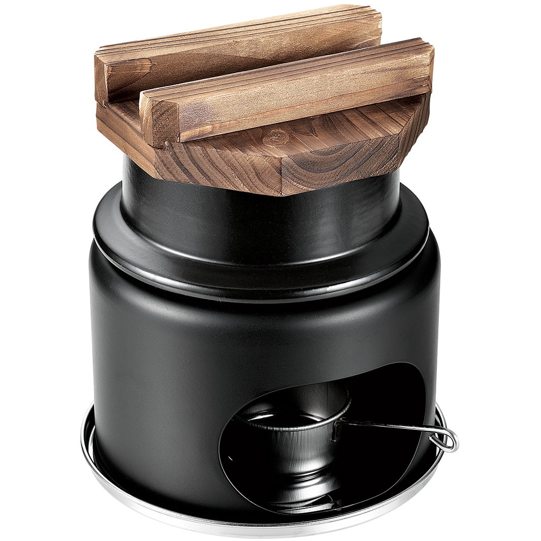 HB-5223 和ごころ懐石 陶器製釜めしコンロ付セット パール金属 1箱 HB