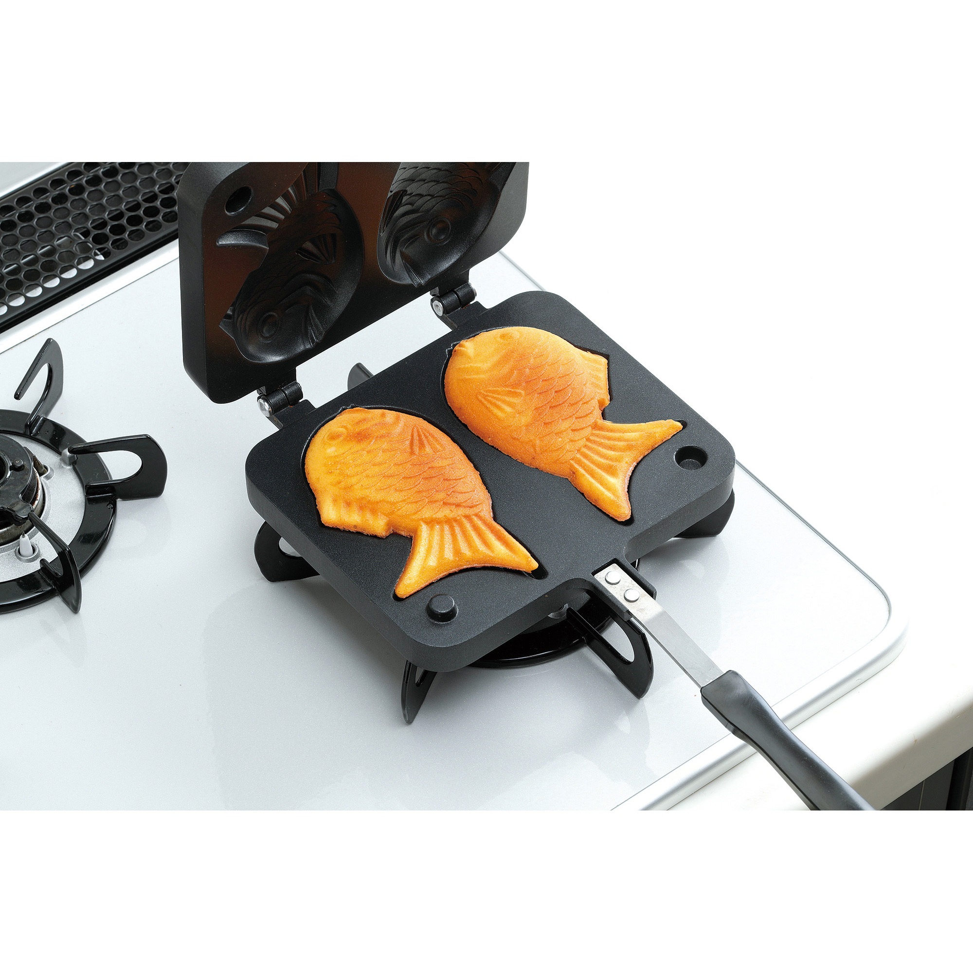 D-6536 おやつDEっSEⅡ ふっ素加工たい焼器 1個 パール金属 【通販