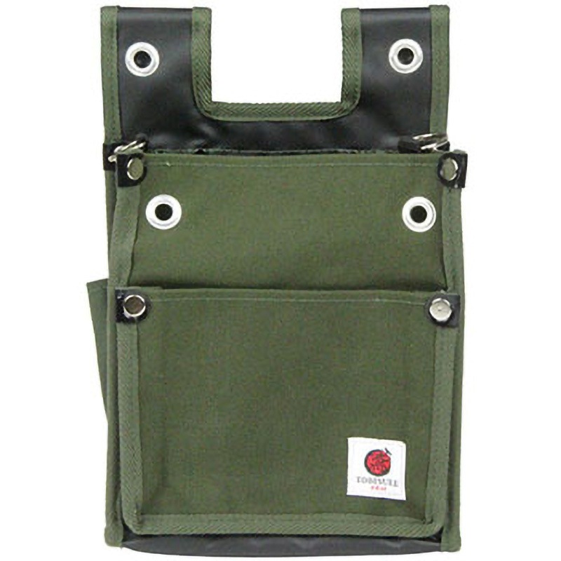 TSH-2DBS-DG 帆布鳶用腰袋2段BS SK11 国防色   TSH-2DBS-DG