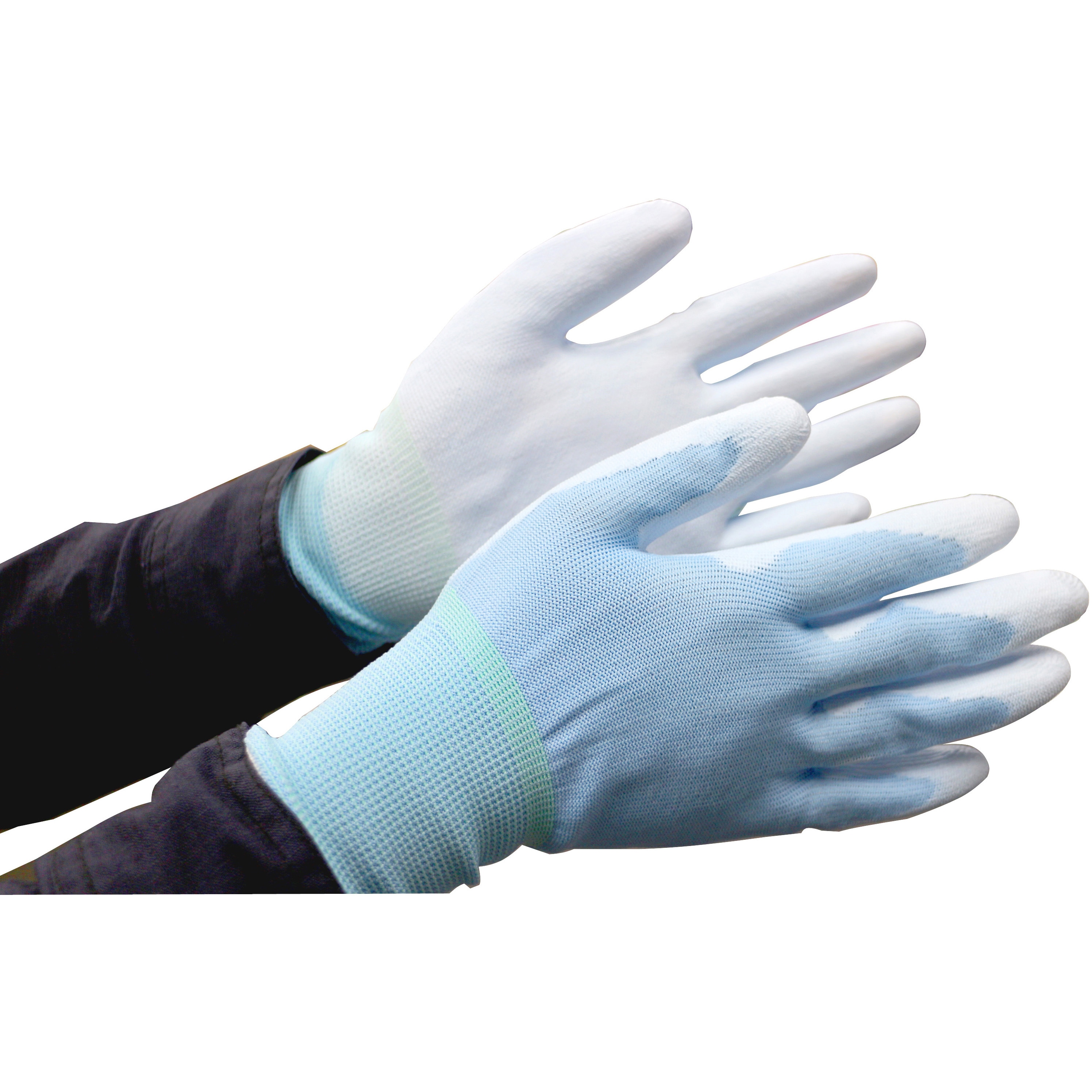 273 あんたが職人 PU背抜き手袋 3双組 天寿 ポリウレタン 13ゲージ