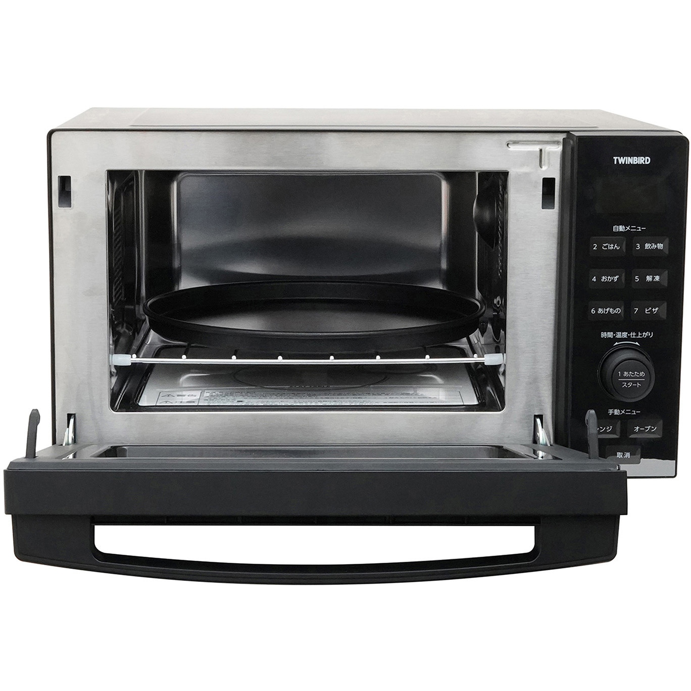DR-E857B センサー付フラットオーブンレンジ ツインバード 庫内容量18L