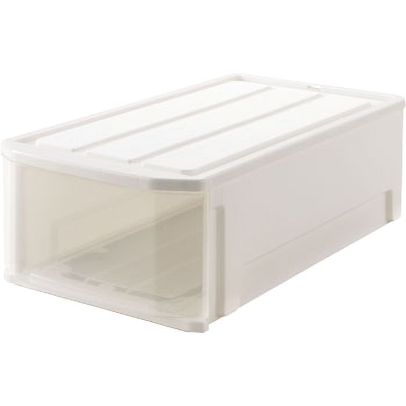 ‐ フェミーネ ケース TENMA(天馬) ホワイト色 浅型タイプ 幅390mm奥行740mm高さ230mm 1セット(4個)