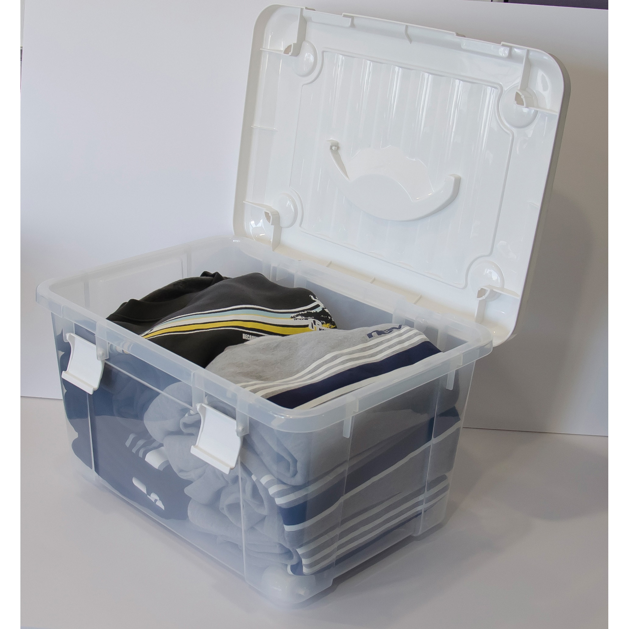 PRX フリーボックス ハンドル付 TENMA(天馬) バックル式 ホワイト色 耐