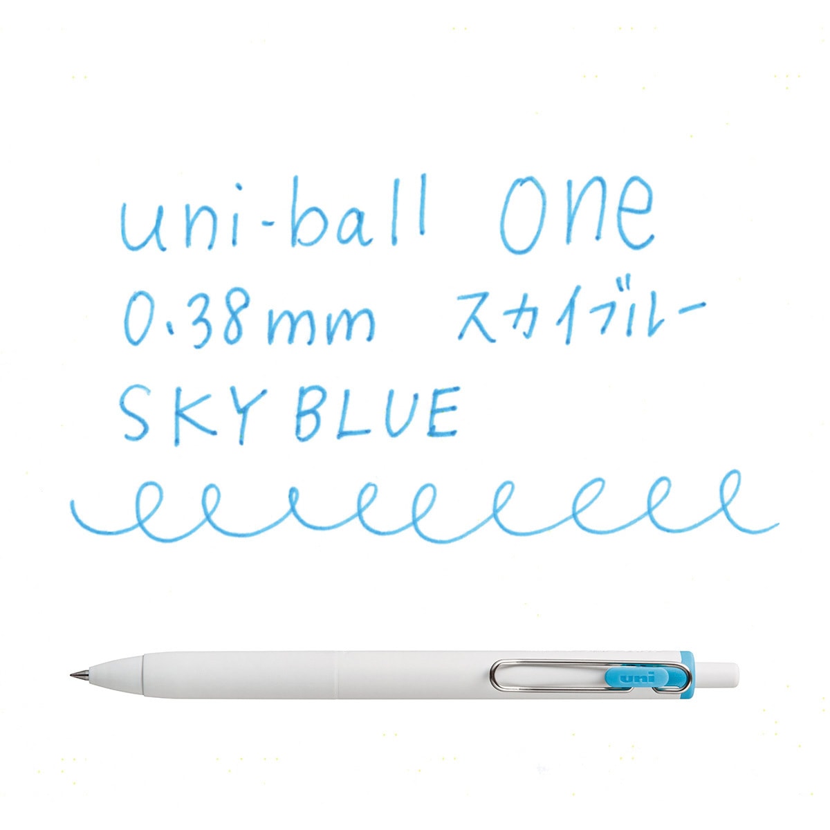 UMNS38.48 ユニボール ワン 0.38 uni(三菱鉛筆) ノック式 入数1本