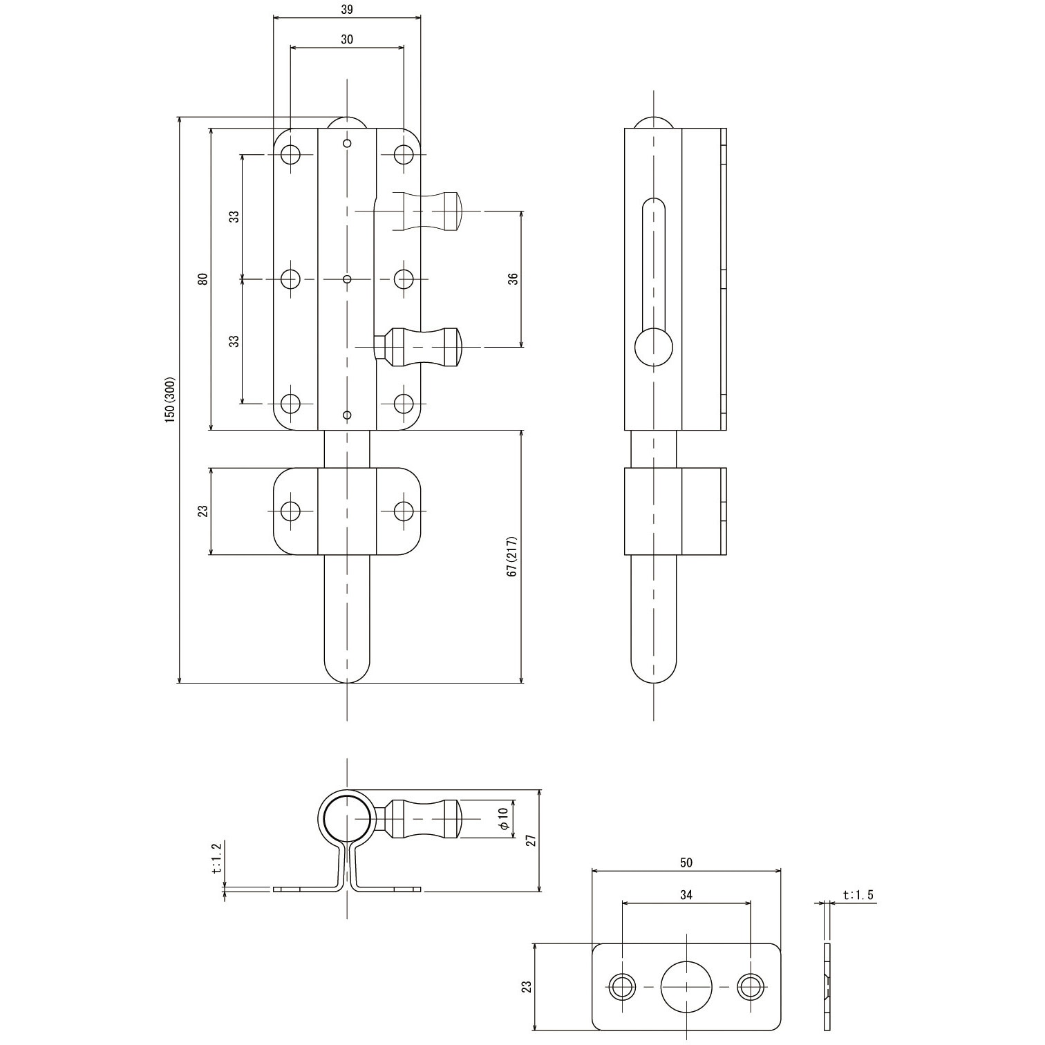 S-545 150 新型強力丸落し 1本 MK(丸喜金属本社) 【通販モノタロウ】