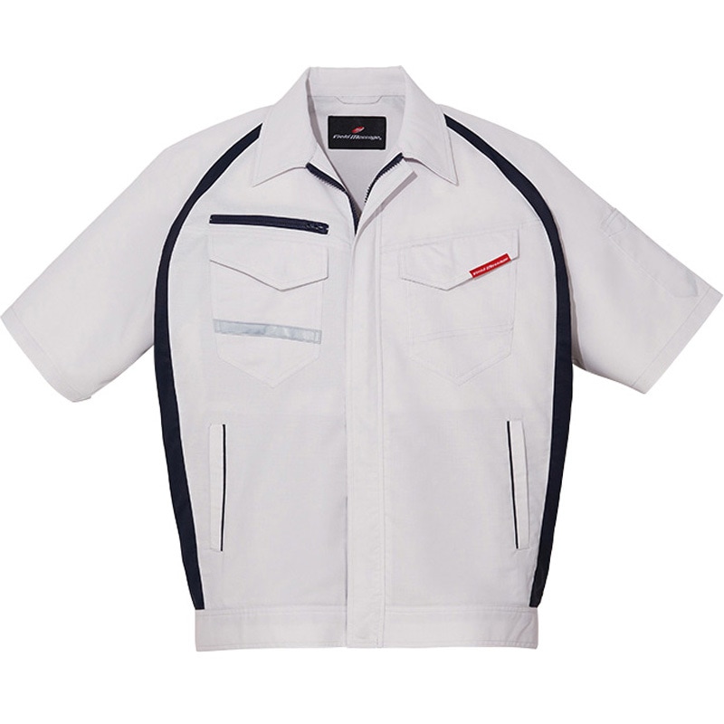 87610 半袖ジャンパー 87610 自重堂 シルバー色 EL