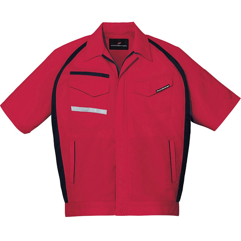 87610 半袖ジャンパー 87610 自重堂 レッド色 EL