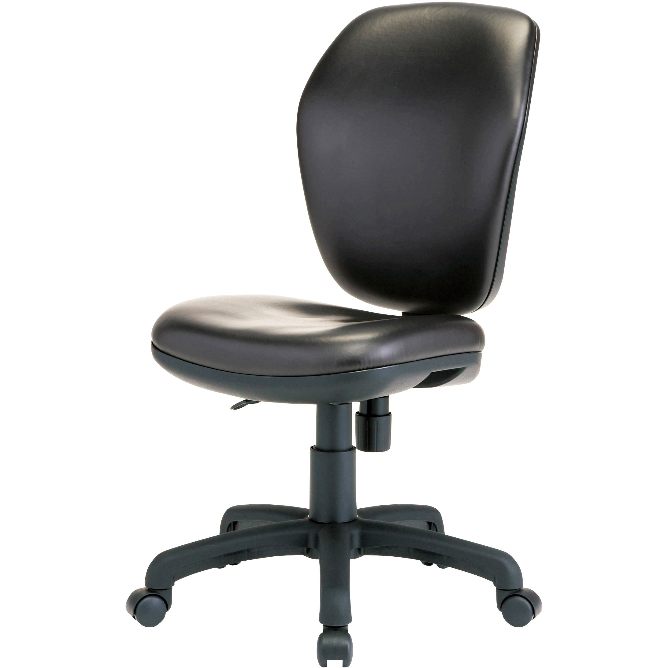 FST-77HLBK オフィスチェア FST-77 TOKIO(藤沢工業) レザー張り ブラック色