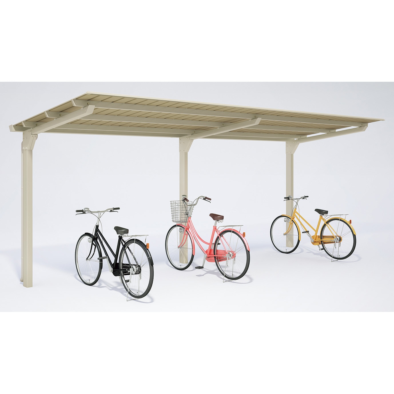 ダイケン 自転車置場サイクルロビー 基準型スチール 間口2918 ( CY-LLM2520-U-S ) 法人様限定商品ダイケン自転車置き場 サイクルロビー CY