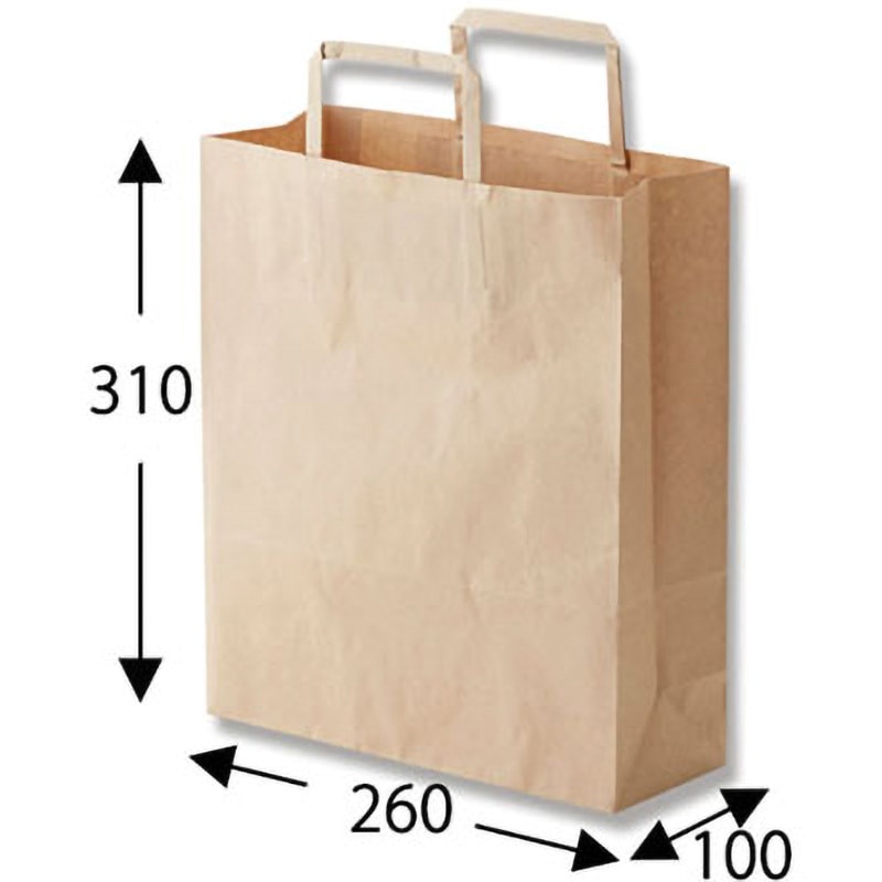 ジョインテックス 手提袋 平紐 茶 大 300枚 B293J-B6 手提袋 平紐 茶 大 300枚 B293J-B6 ジョインテックス