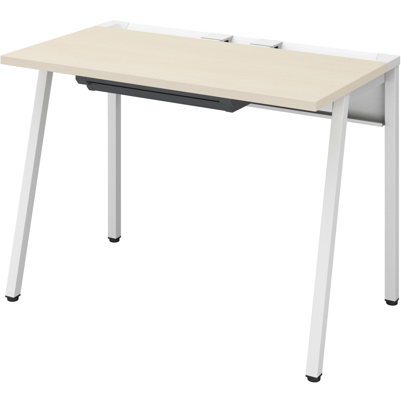 DLE-H1006-WHLW1 LEAN 平机 センター引き出し付き(配送・組立サービス付き) コクヨ 高さ720mm幅1000mm奥行600mm  DLE-H1006-WHLW1