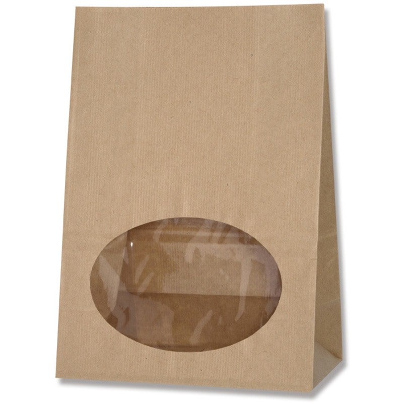 S1F 窓付袋 HEIKO 幅120mmマチ65mm高さ175mm 1パック(50枚) S1F