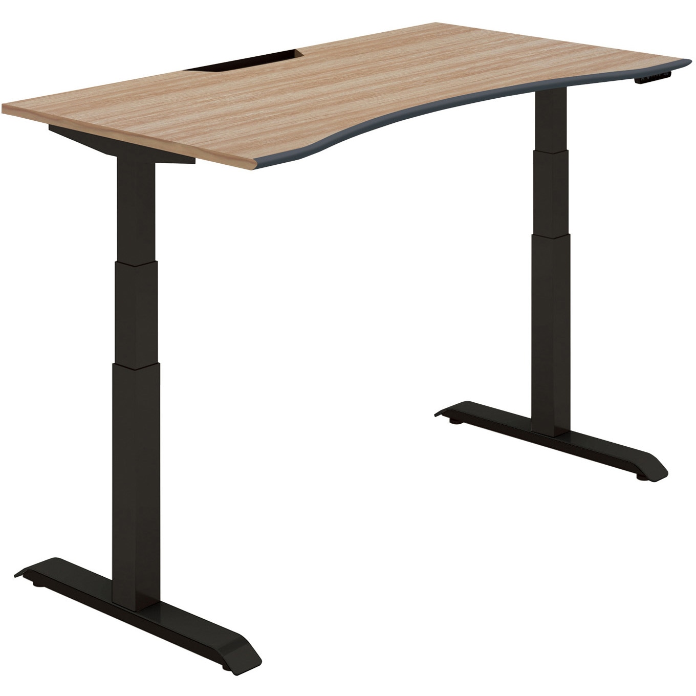 DSE-LWA1408M-6AW33 ウイングテーブル シークエンス ソフトエッジ天板 ボタン昇降(配送・組立サービス付き) コクヨ 奥行775mm高さ630～1290mm  DSE-LWA1408M-6AW33 239,800円