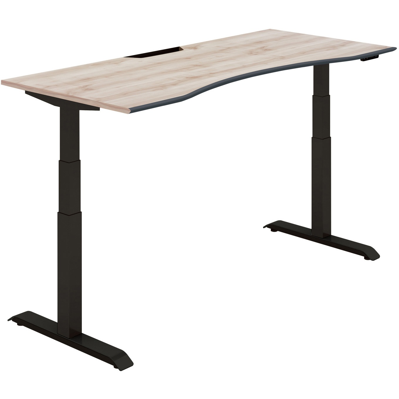 DSE-LWA1808M-6AY03 ウイングテーブル シークエンス ソフトエッジ天板 ボタン昇降(配送・組立サービス付き) コクヨ 奥行775mm高さ630～1290mm  DSE-LWA1808M-6AY03