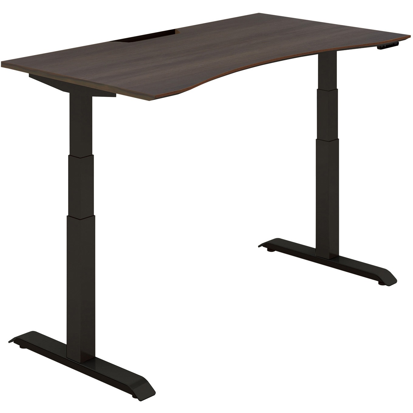 DSE-LWF1408M-6AG83 ウイングテーブル シークエンス 船底エッジ天板 ボタン昇降(配送・組立サービス付き) コクヨ 奥行775mm高さ630～1290mm  DSE-LWF1408M-6AG83 239,800円