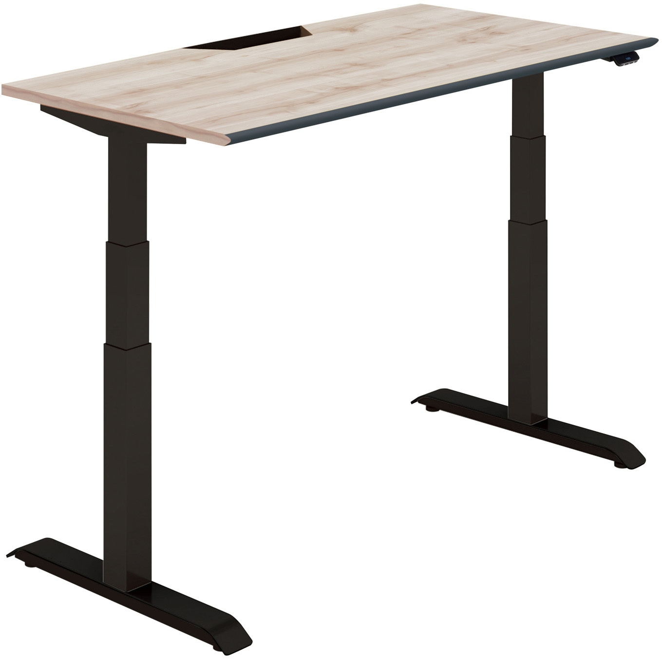 DSE-LSA1407F-6AY03 スタンダードテーブル シークエンス ソフトエッジ天板 フルスペックレバー昇降(配送・組立サービス付き) 1台 コクヨ 【通販モノタロウ】