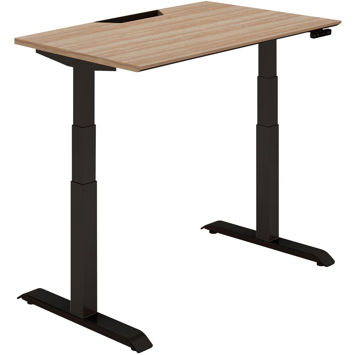 DSE-LSF1207M-6AW33 スタンダードテーブル シークエンス 船底天板 ボタン昇降(配送・組立サービス付き) コクヨ 奥行675mm高さ630～1290mm  DSE-LSF1207M-6AW33