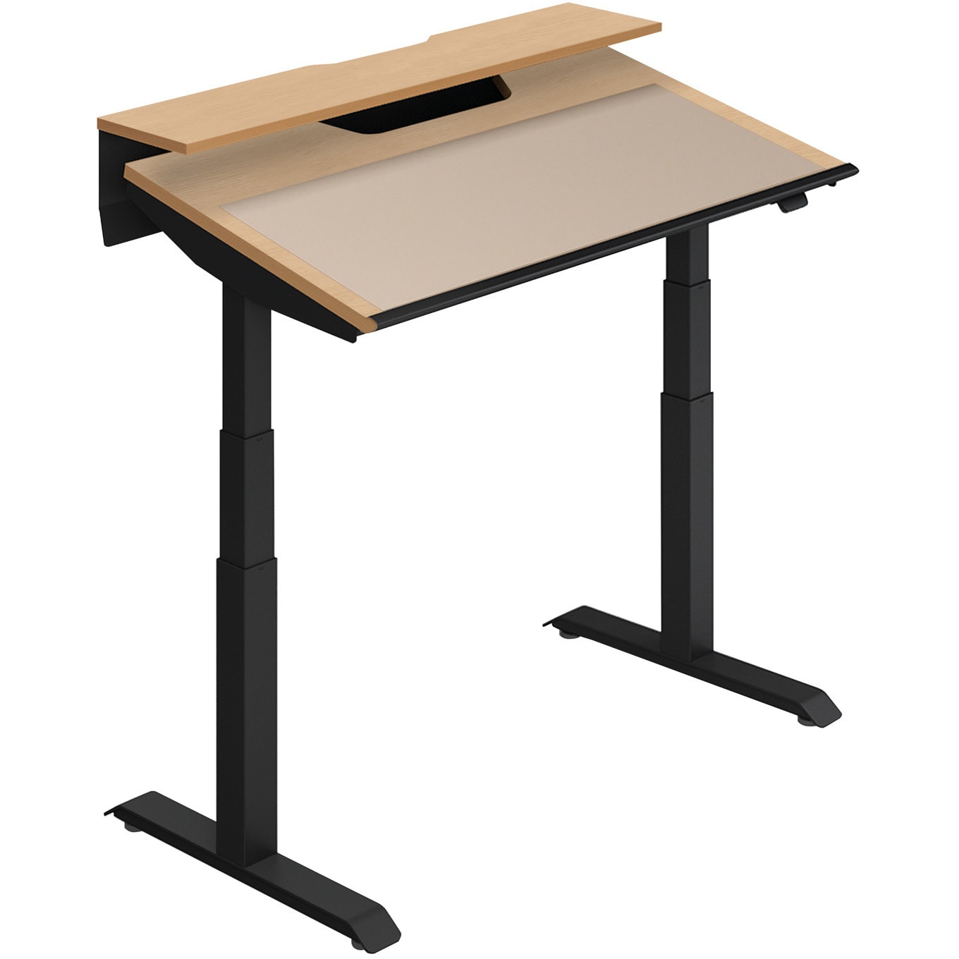 DSE-TSP1207F-6AP13 チルトテーブル シークエンス フルスペックレバー昇降(配送・組立サービス付き) コクヨ 奥行675mm高さ680～1290mm  DSE-TSP1207F-6AP13デスク・テーブル