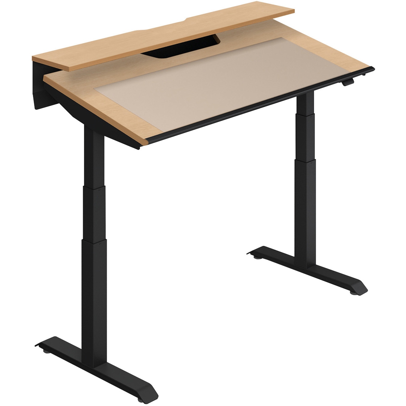 DSE-TSP1407F-6AP13 チルトテーブル シークエンス フルスペックレバー昇降(配送・組立サービス付き) コクヨ 奥行675mm高さ680～1290mm  DSE-TSP1407F-6AP13デスク・テーブル